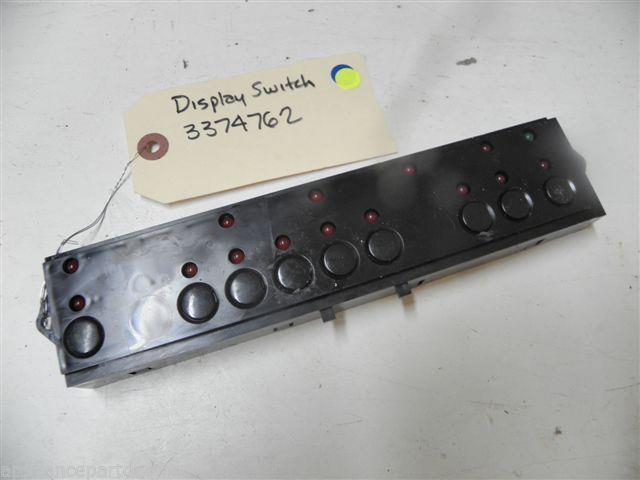 WHIRLPOOL DISHWASHER 3374762 DISPLAY SWITCH USED PART ASSEMBLY WHIRLPOOL DISHWASHER 3374762 DISPLAY SWITCH USED PART ASSEMBLY